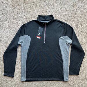 Antigua Sweater Mens Large 1/4 Zip Mock Neck Fleece NWT PRF 72 Pullover